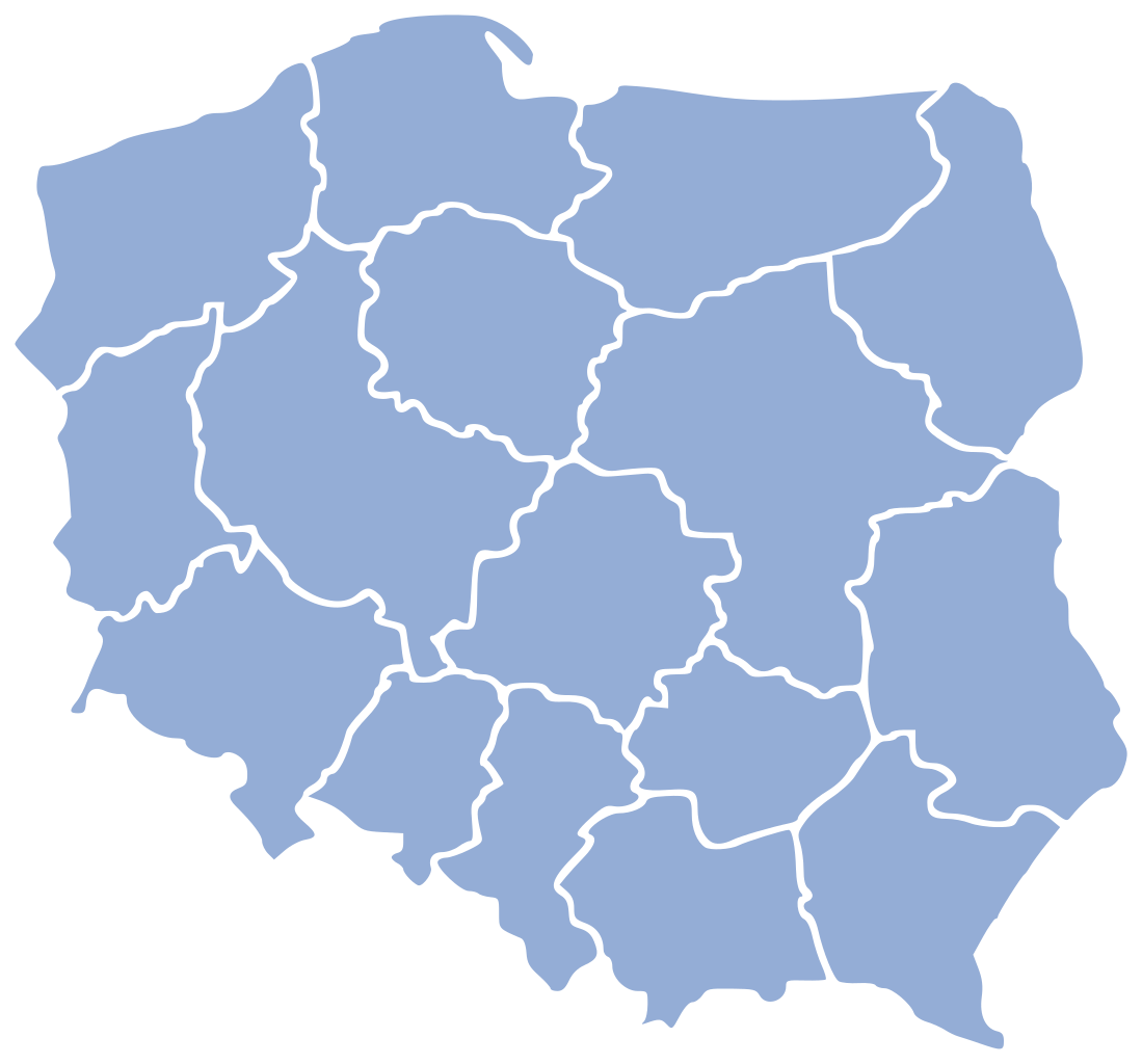 Mapa Polski